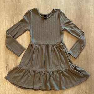Girls cotton long sleeve dress